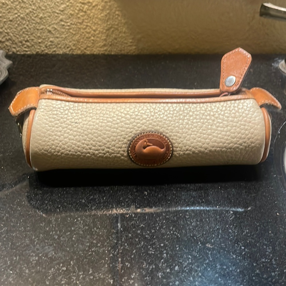 Dooney & Bourke leather pencil pouch
